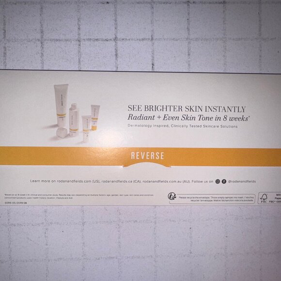 Rodan & Fields REVERSE Sample Packs Travel 4 Step - Picture 1 of 4